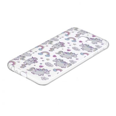 Силіконовий (TPU) чохол Deexe Pretty Glossy для Samsung Galaxy J4+ (J415) - Lovely Unicorns