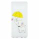Силіконовий (TPU) чохол Deexe Pretty Glossy для Samsung Galaxy S10 Plus (G975) - Elephant Holding an Umbrella