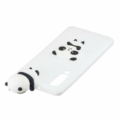 Силіконовий (TPU) чохол UniCase 3D Cartoon Pattern для Samsung Galaxy A70 (A705) - White/Panda