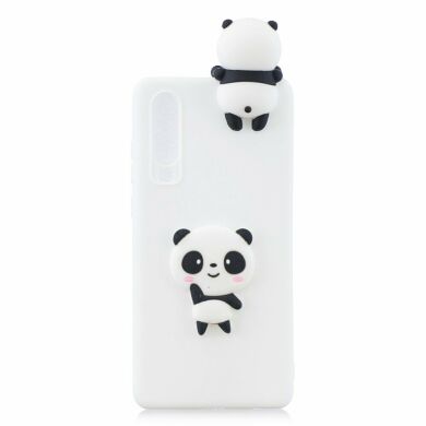 Силіконовий (TPU) чохол UniCase 3D Cartoon Pattern для Samsung Galaxy A70 (A705) - White/Panda