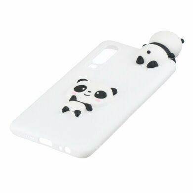 Силіконовий (TPU) чохол UniCase 3D Cartoon Pattern для Samsung Galaxy A70 (A705) - White/Panda