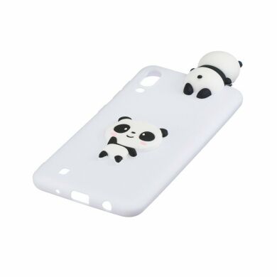 Силиконовый (TPU) чехол UniCase 3D Cartoon Pattern для Samsung Galaxy M10 (M105) - White / Cute Panda