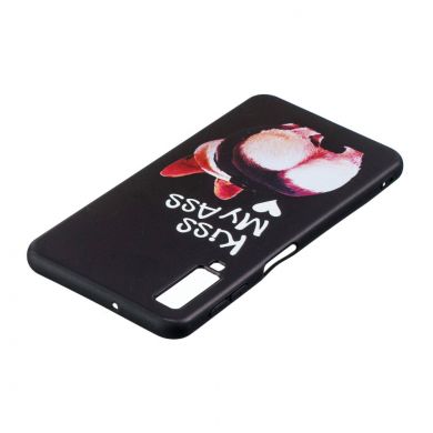 Силиконовый (TPU) чехол UniCase Color Style для Samsung Galaxy A7 2018 (A750) - Kiss My Ass