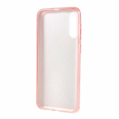 Силіконовий (TPU) чохол UniCase Glitter Cover для Samsung Galaxy A50 (A505) / A30s (A307) / A50s (A507) - Rose Gold