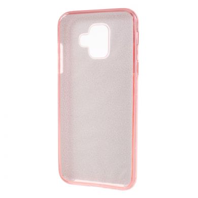 Силиконовый (TPU) чехол UniCase Glitter Cover для Samsung Galaxy A6 2018 (A600) - Pink