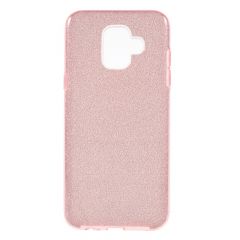Силіконовий (TPU) чохол UniCase Glitter Cover для Samsung Galaxy A6 2018 (A600), Pink