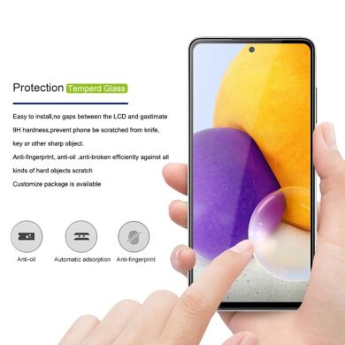Защитное стекло MOCOLO Full Glue Cover для Samsung Galaxy A72 (А725) - Black