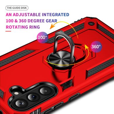 Захисний чохол Deexe Armor Case для Samsung Galaxy A37 (A376) - Black