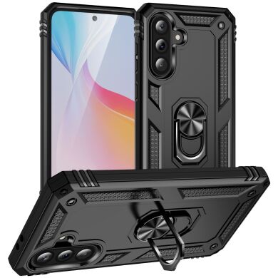 Захисний чохол Deexe Armor Case для Samsung Galaxy A37 (A376) - Black