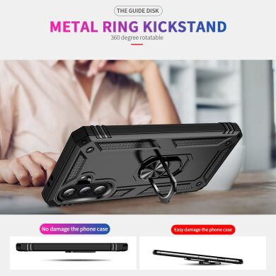 Захисний чохол Deexe Armor Case для Samsung Galaxy A37 (A376) - Black