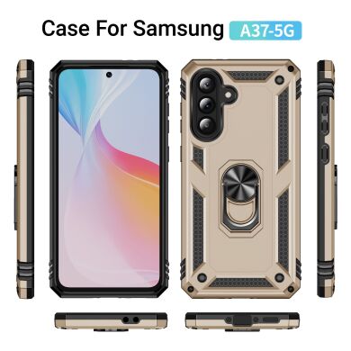 Захисний чохол Deexe Armor Case для Samsung Galaxy A37 (A376) - Black
