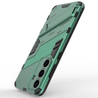 Защитный чехол Deexe Bibercas для Samsung Galaxy S25 (S931) - Green