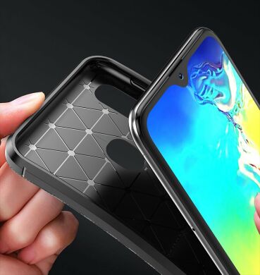 Захисний чохол Deexe Fusion для Samsung Galaxy A20e (A202) - Black