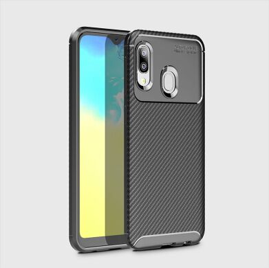 Захисний чохол Deexe Fusion для Samsung Galaxy A20e (A202) - Black