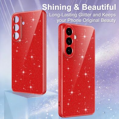 Захисний чохол Deexe Glitter Case with MagSafe для Samsung Galaxy S26 Plus (S947) - Black