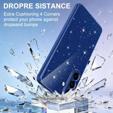 Захисний чохол Deexe Glitter Case with MagSafe для Samsung Galaxy S26 Plus (S947) - Black