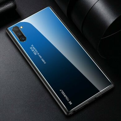 Захисний чохол Deexe Gradient Color для Samsung Galaxy Note 10 (N970) - Blue / Black