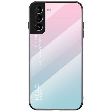 Захисний чохол Deexe Gradient Color для Samsung Galaxy S22 Plus - Pink / Blue