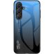 Защитный чехол Deexe Gradient Color для Samsung Galaxy S26 FE - Black / Blue. Фото 1 из 6