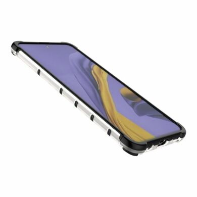 Захисний чохол Deexe Honeycomb Series для Samsung Galaxy A51 (А515) - Grey