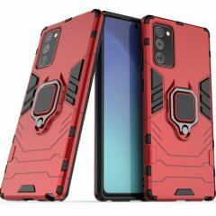 Захисний чохол Deexe Hybrid Case для Samsung Galaxy Note 20 - Red