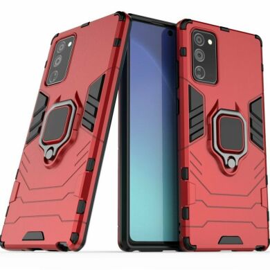 Защитный чехол Deexe Hybrid Case для Samsung Galaxy Note 20 (N980) - Red