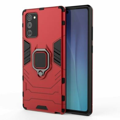 Защитный чехол Deexe Hybrid Case для Samsung Galaxy Note 20 (N980) - Red