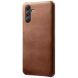 Защитный чехол Deexe Leather Back Cover для Samsung Galaxy A55 (A556) - Brown. Фото 1 из 4