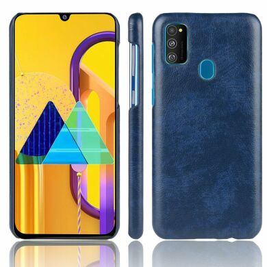 Захисний чохол Deexe Leather Back Cover для Samsung Galaxy M30s (M307) / Galaxy M21 (M215) - Blue