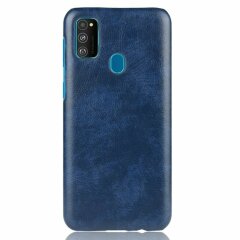 Захисний чохол Deexe Leather Back Cover для Samsung Galaxy M30s (M307) / Galaxy M21 (M215) - Blue