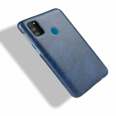 Защитный чехол Deexe Leather Back Cover для Samsung Galaxy M30s (M307) / Galaxy M21 (M215) - Blue