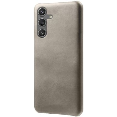 Захисний чохол Deexe Leather Back Cover для Samsung Galaxy S25 (S931) - Grey