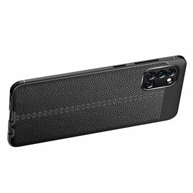 Захисний чохол Deexe Leather Cover для Samsung Galaxy A31 (A315) - Black