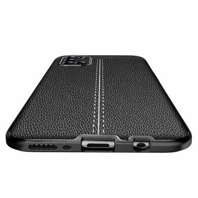 Захисний чохол Deexe Leather Cover для Samsung Galaxy A31 (A315) - Black