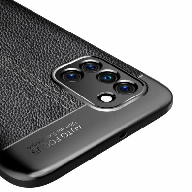 Захисний чохол Deexe Leather Cover для Samsung Galaxy A31 (A315) - Black