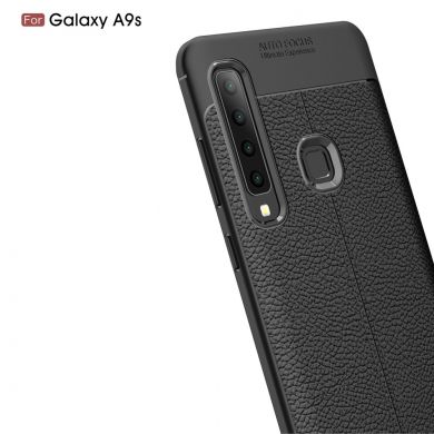 Захисний чохол Deexe Leather Cover для Samsung Galaxy A9 2018 (A920) - Grey