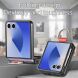 Защитный чехол Deexe Litchi Ring Case для Samsung Galaxy Flip 8 - Black. Фото 10 из 11
