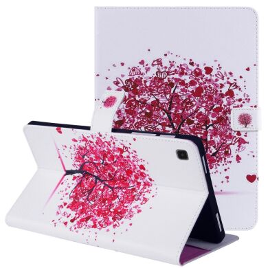 Защитный чехол Deexe Pattern Cover для Samsung Galaxy Tab A7 10.4 (2020) - Colorful Tree