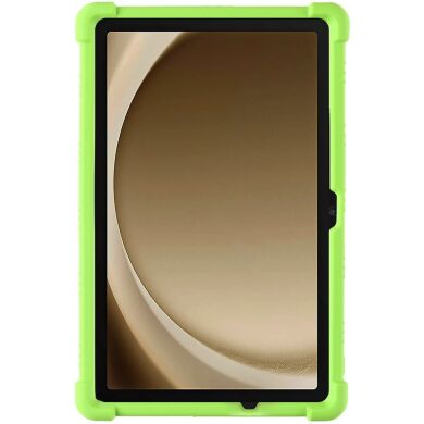 Захисний чохол Deexe Silicone Kickstand для Samsung Galaxy Tab A9 Plus (X210/216) - Green