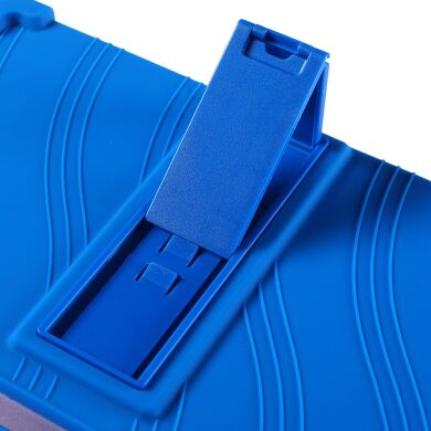 Защитный чехол Deexe Silicone Kickstand для Samsung Galaxy Tab S10 Lite (X400/X406) - Dark Blue