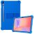 Защитный чехол Deexe Silicone Kickstand для Samsung Galaxy Tab S10 Lite (X400/X406) - Dark Blue