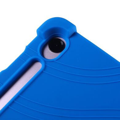 Защитный чехол Deexe Silicone Kickstand для Samsung Galaxy Tab S10 Lite (X400/X406) - Dark Blue