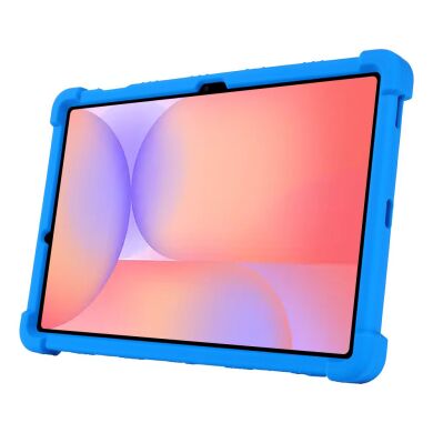 Защитный чехол Deexe Silicone Kickstand для Samsung Galaxy Tab S10 Lite (X400/X406) - Dark Blue