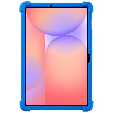 Защитный чехол Deexe Silicone Kickstand для Samsung Galaxy Tab S10 Lite (X400/X406) - Dark Blue