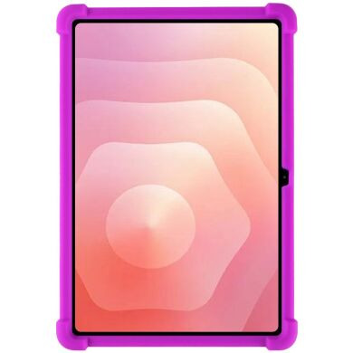 Защитный чехол Deexe Silicone Kickstand для Samsung Galaxy Tab S12 Plus - Purple