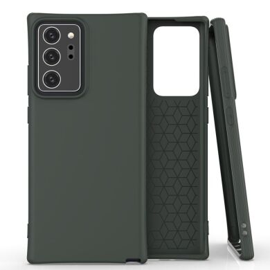 Захисний чохол Deexe Soft Cover для Samsung Galaxy Note 20 Ultra (N985) - Dark Green