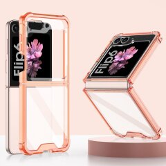 Защитный чехол GKK AirBag для Samsung Galaxy Flip 6 - Transparent Orange