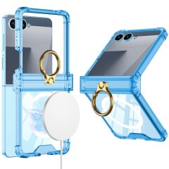 Защитный чехол GKK AirBag Mag with Ring для Samsung Galaxy Flip 7 - Blue