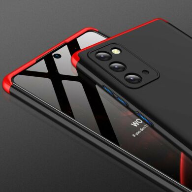 Захисний чохол GKK Double Dip Case для Samsung Galaxy Note 20 (N980) - Black / Red