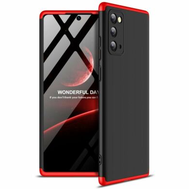Захисний чохол GKK Double Dip Case для Samsung Galaxy Note 20 (N980) - Black / Red